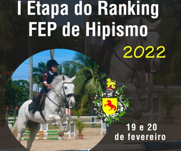 Nos dias 19 e 20 de fevereiro, acontece a I Etapa Ranking FEP de Hipismo, realizada pela Federação Equestre de Pernambuco.