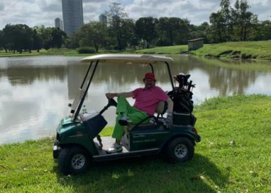 Hélio Valentin brilha no campo de Golf do Caxanga Golf & Country Club