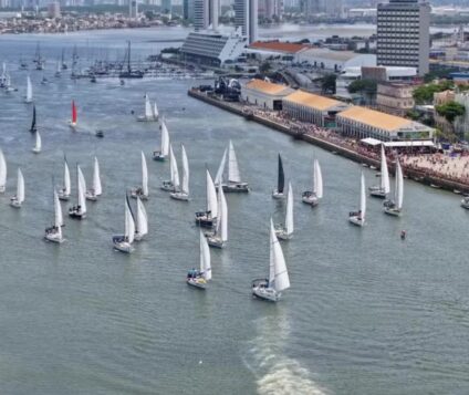 Largada da XXXVII Regata Internacional Recife Fernando de Noronha foi um sucesso!