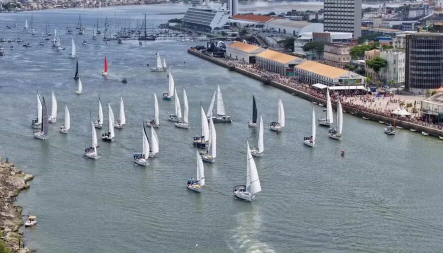Largada da XXXVII Regata Internacional Recife Fernando de Noronha foi um sucesso!